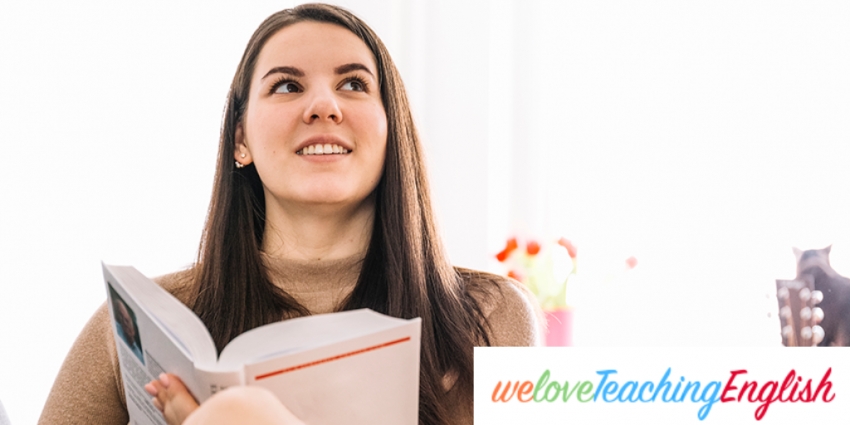 Woman reading a boook