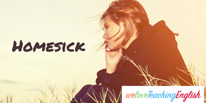 English vocabulary: homesick